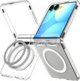 Spigen Ultra Hybrid Pro MagFit Case voor Samsung Galaxy Z Flip 8 - Clear Wit