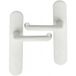 OUVRE&DECO Ouvre&déco Lot De 2 Poignées De Porte Tubulaire Sans Trou Nylon Blanc Entraxe 195 Mm Fixation Invisible
