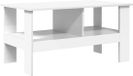 vidaXL Salontafel Wit 90 x 50 x 45 cm Bewerkt Hout