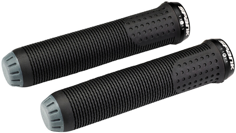 Spank Spike 30 Lock-On Handvaten, black/grey