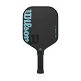WILSON Tempo Series 16mm Pickleball Paddles - Grip Maat 2-4 1/4", Zwart/Blauw