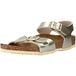 Birkenstock Sandales Rio Birko-flor® Electric Metallic Gold SandaleFille