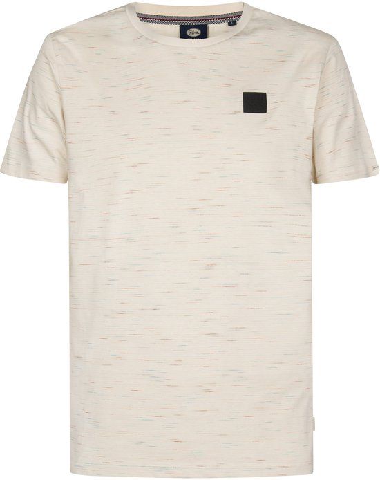 Petrol Industries Heren Logo T-shirt Acero - Wit - Maat XXXL