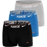 Nike Ultra Comfort Boxershort - Verpakking 3 stuks Heren-grijs, blauw, Maat M