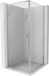 Mexen Exo cabine de douche pivotante 80 x 80 cm, transparent, chrome
