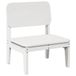 VidaXL Tuinstoel Terras Grenenhout Wit