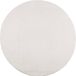 vidaXL - IZA - Laagpolig Vloerkleed - Scandinavisch - Ø 80 cm - Crèmekleurig