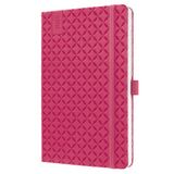 Sigel Agenda 2025 Jolie Flair A5 Hardcover 7 Dagen/2 Pagina's Fuchsia Pink