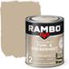 Rambo Pantserbeits Tuin & Steigerhout - Dekkend - Zijdeglans - Poederbeige - 0.75L
