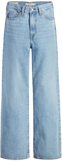 Levi's Ribcage Wide Leg Jeans W24 x L32 Blauw