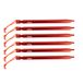Tatonka Tent Peg Pro Tentharingen, 19 cm (6 stuks), ultralichte tentharingen van aluminium en met Y-profiel, 19 cm lang en in goed zichtbaar rood, in verpakking van 6 stuks