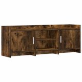 vidaXL TV-kast 130 x 33 x 47 cm Gerookt eiken Bewerkt hout