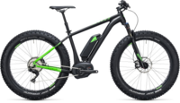 CUBE NUTRAIL HYBRID 500 BLACK/GREEN / BLACK/GREEN / Heren / 19 / 