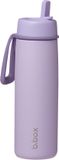 b.box 690mL Geïsoleerde Flip Top Drink- en Waterfles | Lilac Love | RVS