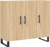 vidaXL Dressoir Sonoma-eikenhout, 90x34x80 cm