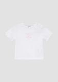 s.Oliver Katoenen T-shirt met borduursel en volantmouwen