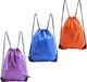 Sac 3-pack avec cordon de serrage - Bleu