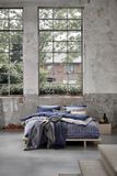 Vandyck Washed Cotton Dekbedovertrek 140x200/220 Cm Blue Ink