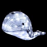 Feeric Lights & Christmas Verlichte walvis - 48 cm - 70 LED lampjes - kunststof - kerstverlichting figuren