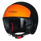 Nolan N21 06 Verniciatura Speciale 352 Zwart Oranje Mat Jethelm - Maat L