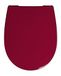 Haro WC-bril Passat C0202Y met softclose-deksel en excenterscharnier van roestvrij staal, 1 stuk, rood, 527905