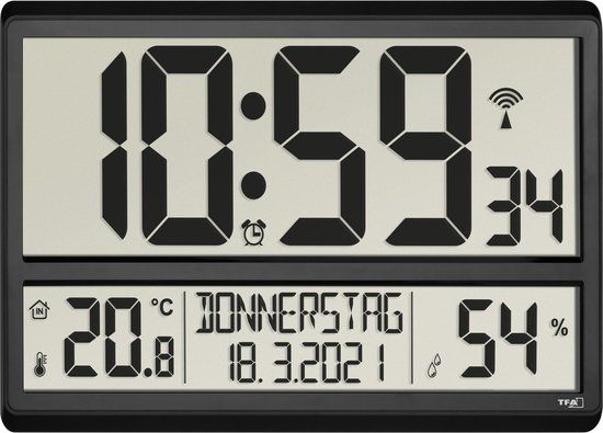 TFA-Dostmann 60.010709 Digitale Weerstation - Zwart