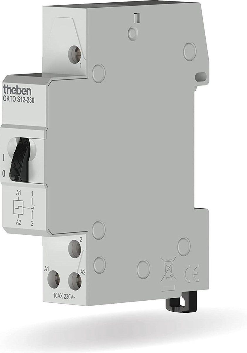 Theben OKTO S12-230 - Stroomstootschakelaar - 230 V - Elektromechanisch - DIN-rail