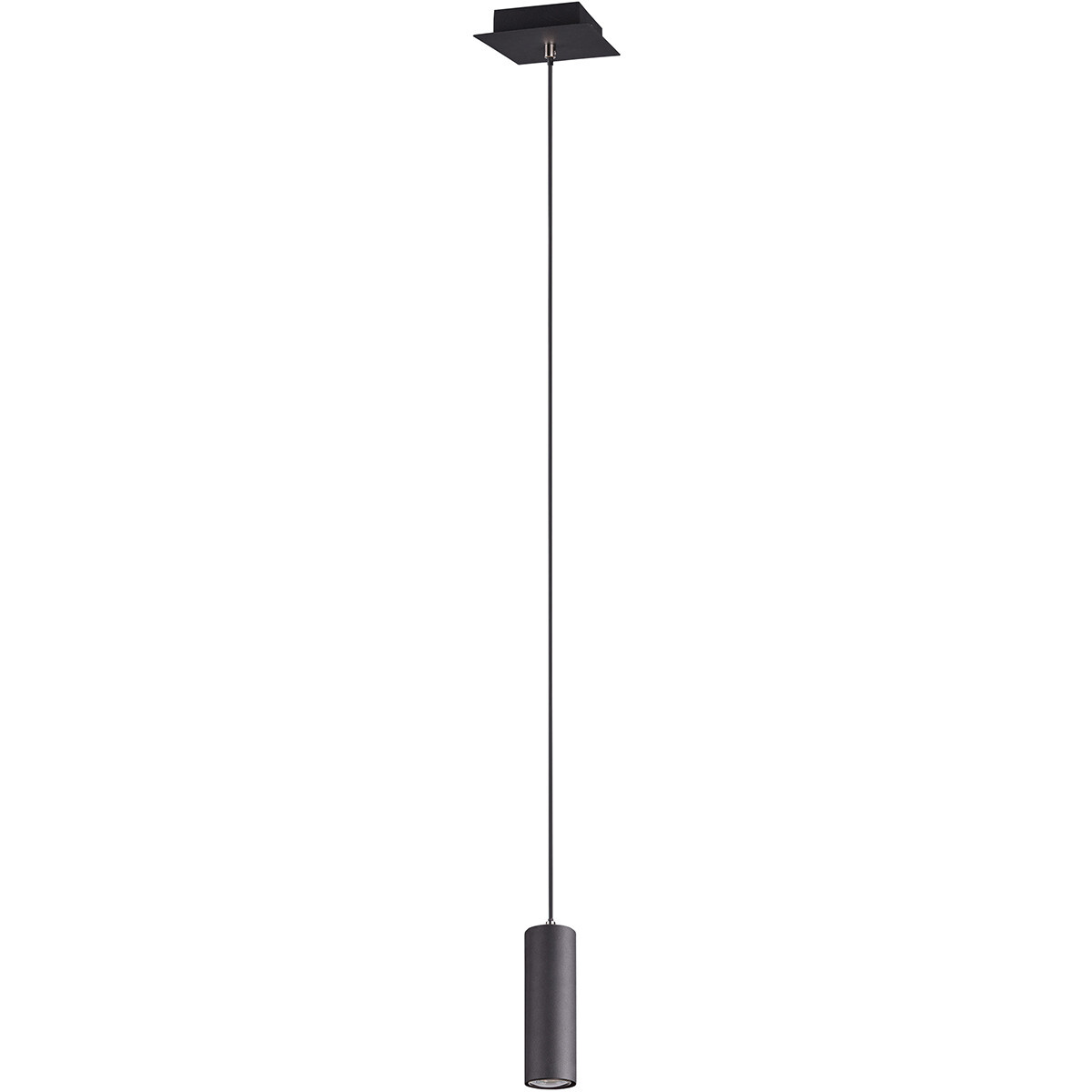 BES LED LED Hanglamp - Trion Mary - GU10 Fitting - Rond - Mat Zwart Aluminium