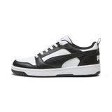 PUMA Rebound v6 Low Unisex Sneakers - Puma White-Puma Black-Puma White