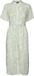 VERO MODA VMMENNY SS CALF SHIRT DRESS WVN GA Maxi jurk Dames M Kaki EcoVero viscose