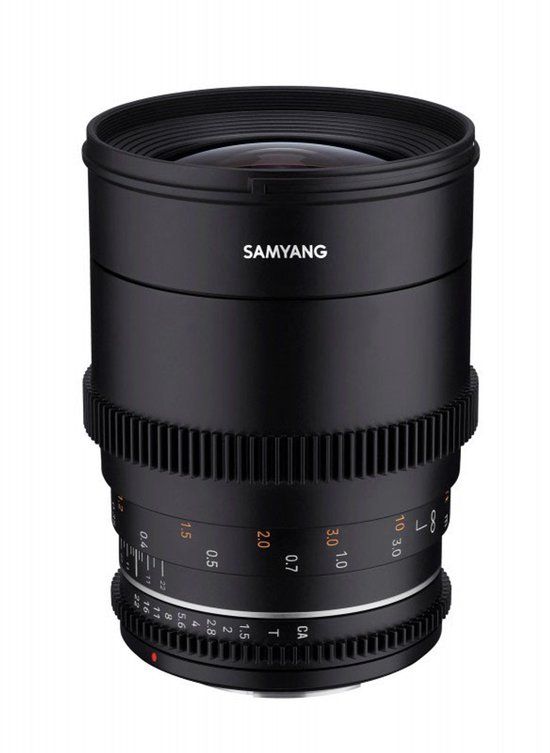 Samyang 35mm T1.5 MK2 VDSLR-Videoobjektiv, kompatibel mit Canon RF