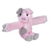 Wild Republic Huggers gevlekt varken, pluche dier, gespikkeld varken, 20 cm, pluche dier, gevuld met gerecyclede waterflessen.
