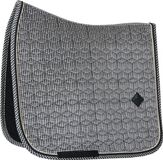 Kentucky Horsewear - Pied de Poule Zadeldekje - Dressuur - Zwart - Full