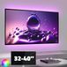 RexTech bandeaux LED USB - 32-40 pouces - 2 bandeaux - RGBWW - Télécommande IR incluse - Plug&Play - Bandeau LED rétroéclairage TV