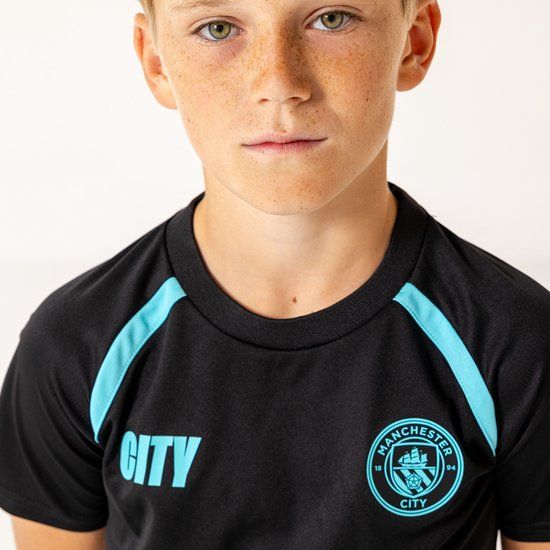 Official Fanwear Manchester City Voetbaltenue Uit 2025-2026 - Voetbal Tenue Kinderen - Shirt en Broekje - Jongens en Meisjes -- Maat 128