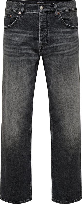 ONLY&SONS Heren Jeans ONSEDGE PERFORMANCE WB 3824 DOT DNM NOOS W29 X L32 Zwart