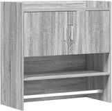 vidaXL Wandplank Muurmontage Grijs Sonoma 80 x 36 x 80 cm Bewerkt hout