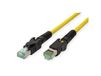EasyLan CP1OYMSMS0010 netwerkkabel Geel 1 m Cat6a S/FTP Rond