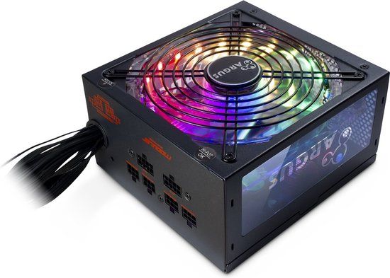 Inter-Tech Argus RGB-650W CM II - Voeding - 650W - 80 Plus Bronze - Zwart