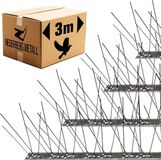 Niederberg Metall 3 mètres de protection contre les pigeons avec pointes en inox et base en métal