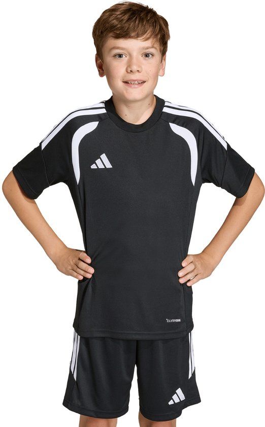 adidas teamwear adidas T-shirt Kinderen Tiro 26 League Jersey Zwart - Maat 116cm