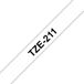 Brother TZe-211 Label Tape - 6mm - Black on White