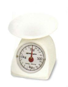 Orbegozo PC 1015 Mechanical Kitchen Scale - White - 5kg Capacity