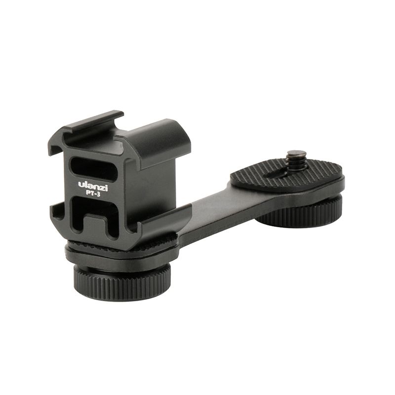 Ulanzi PT-3 Triple Cold Shoe Mount - Black
