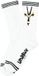 Unabux Sportsocken Touchdown, 5 paar, unisex, schoenmaat 41-46, katoen/polyamide/elastaan, wit/two horns