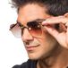 Chaks - Randloze bril voor mannen en vrouwen, festivalaccessoires, feestbrillen