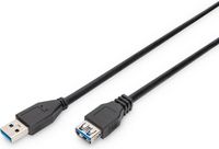 Digitus Verlengkabel USB 3.1 Gen.1 SuperSpeed - 5Gbps - Type USB A/USB A - Zwart - 3m
