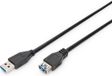 Digitus Verlengkabel USB 3.1 Gen.1 SuperSpeed - 5Gbps - Type USB A/USB A - Zwart - 3m