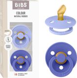 BIBS Colour Fopspeen - 0-6 mnd - 2-pack - Anatomisch - Hush/Grape