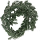 Merkloos / Sans marque Set van 3x stuks groene dennentakken dennenslinger Kerstslinger 180 cm - Kerstslingers/dennen guirlandes